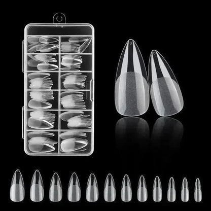 Easy Apply 120Pcs Gel Nail Coffin Shapes Kit