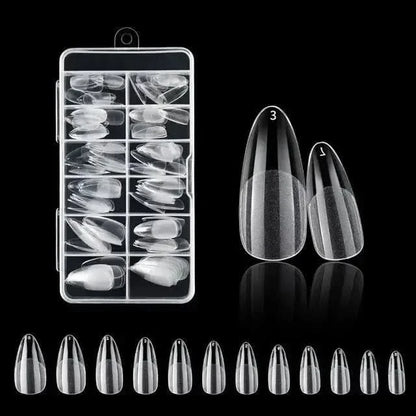 Easy Apply 120Pcs Gel Nail Coffin Shapes Kit