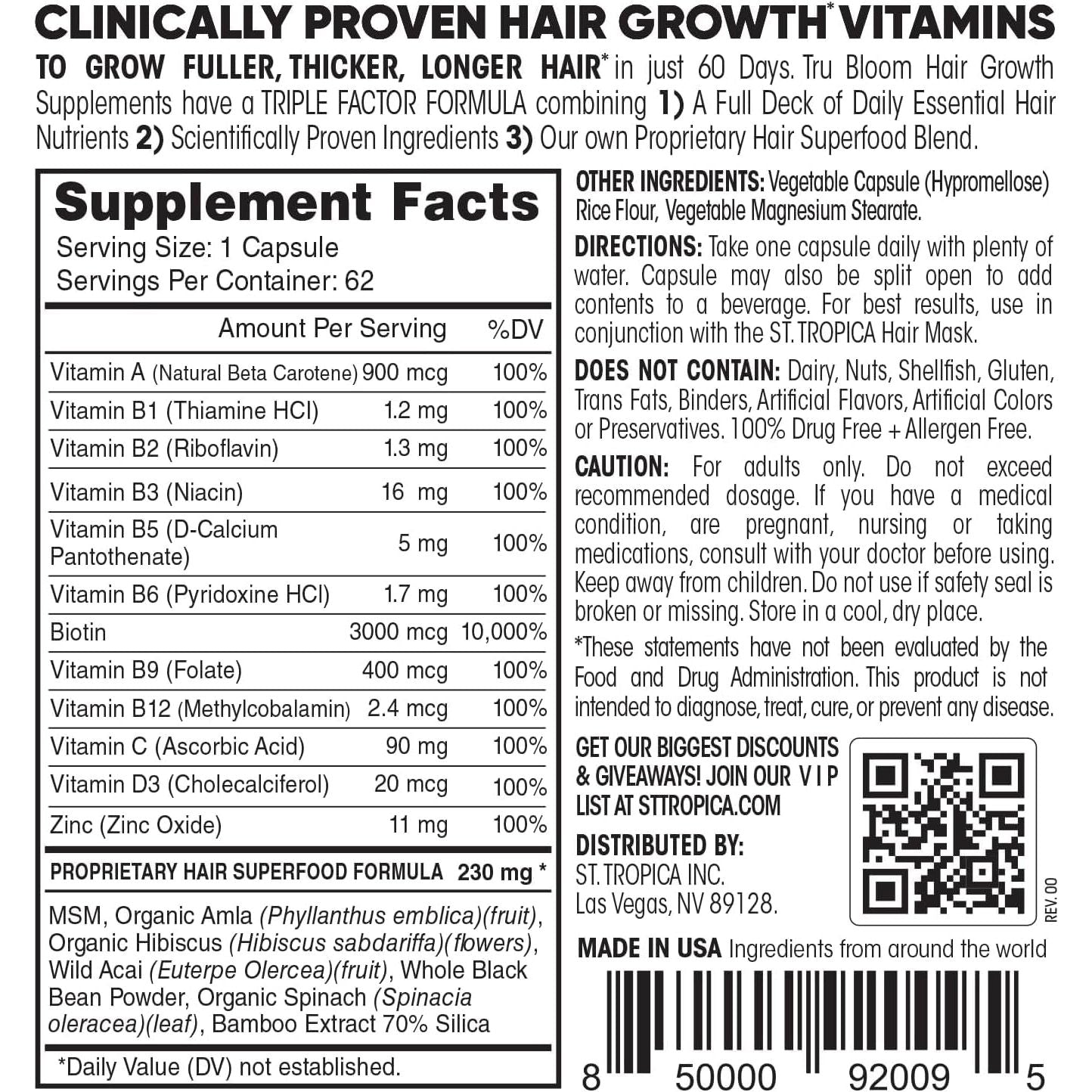 Natural Hair Growth Supplements for Thicker Hair