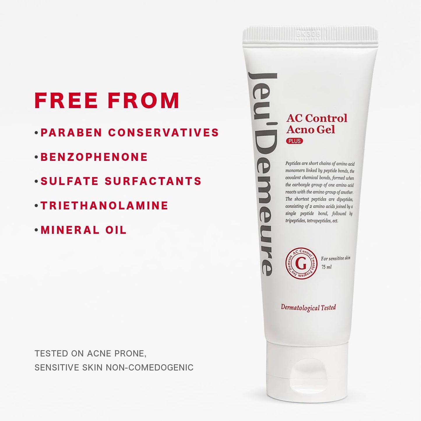 Advanced Acne Relief Gel with Peptides 75ml