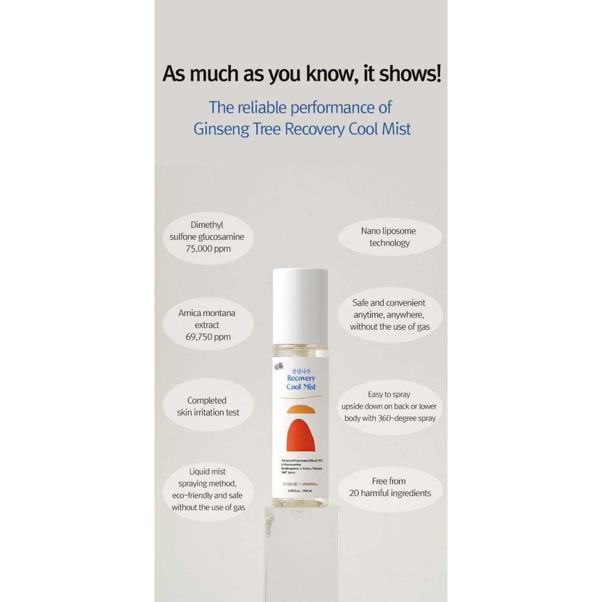 Fast Relief Cooling Spray for Muscle Recovery