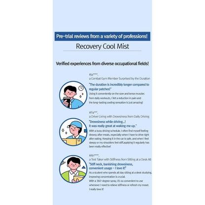 Fast Relief Cooling Spray for Muscle Recovery