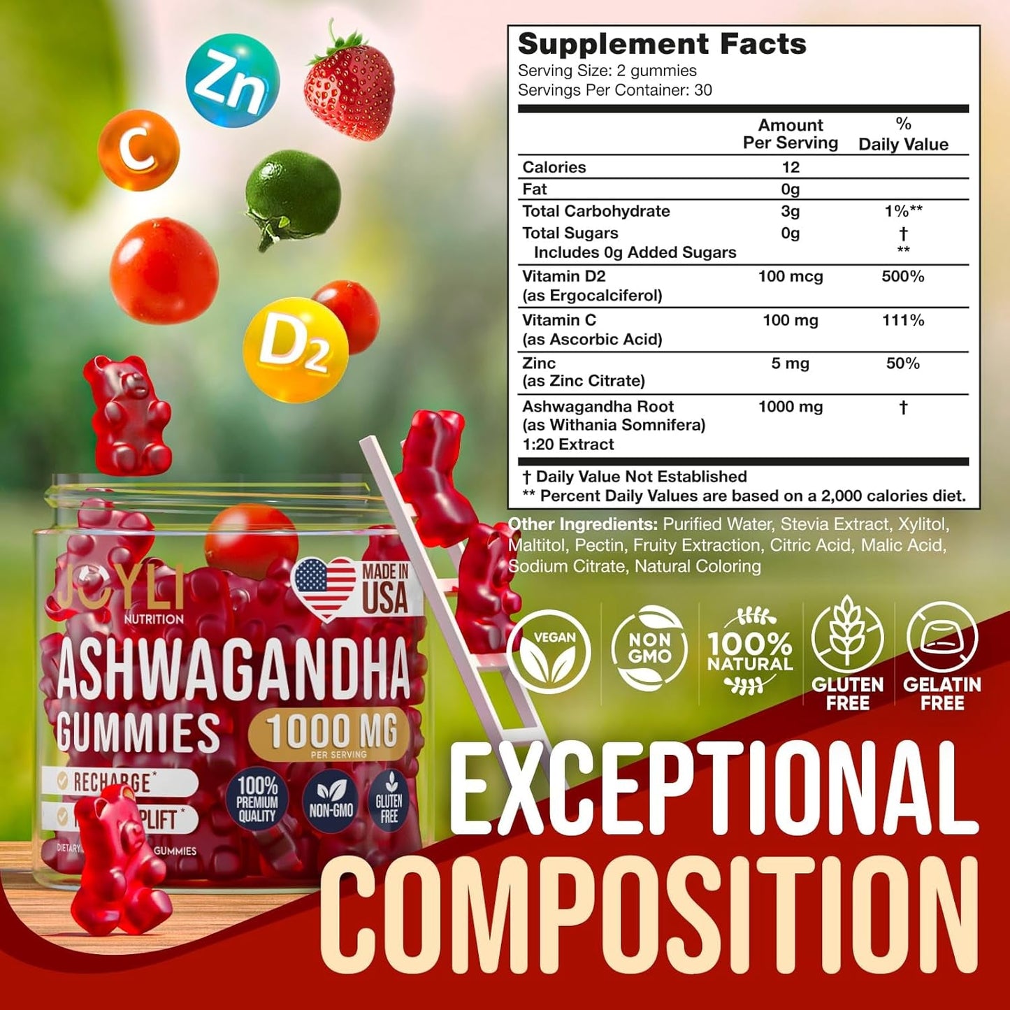Relaxing Ashwagandha Gummies for Calm Sleep