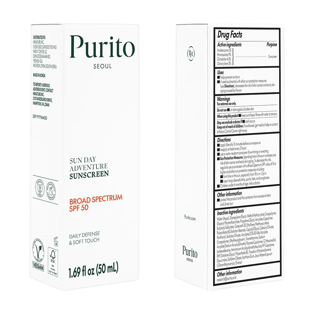 Daily Moisturizing Sunscreen SPF 50 Lightweight Protection