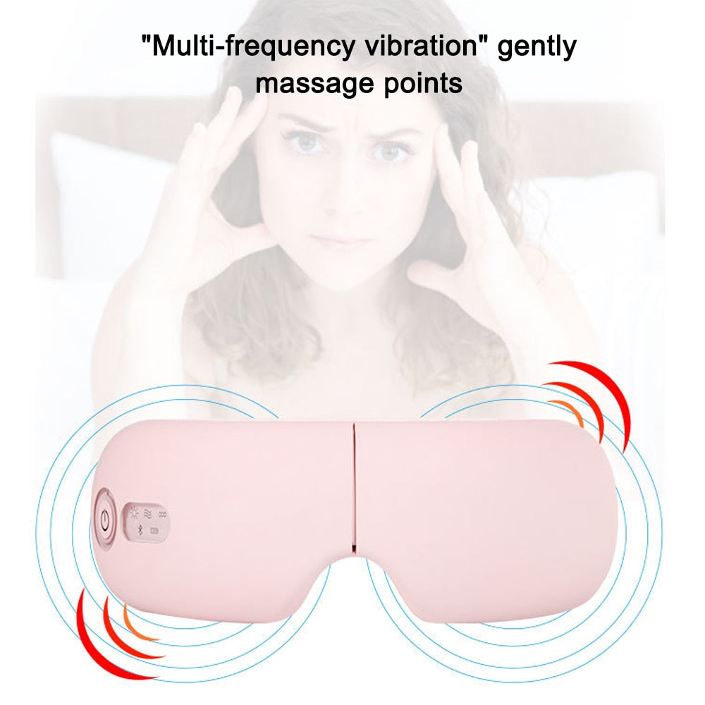 Relaxing Heated Eye Mask with Vibration Therapy