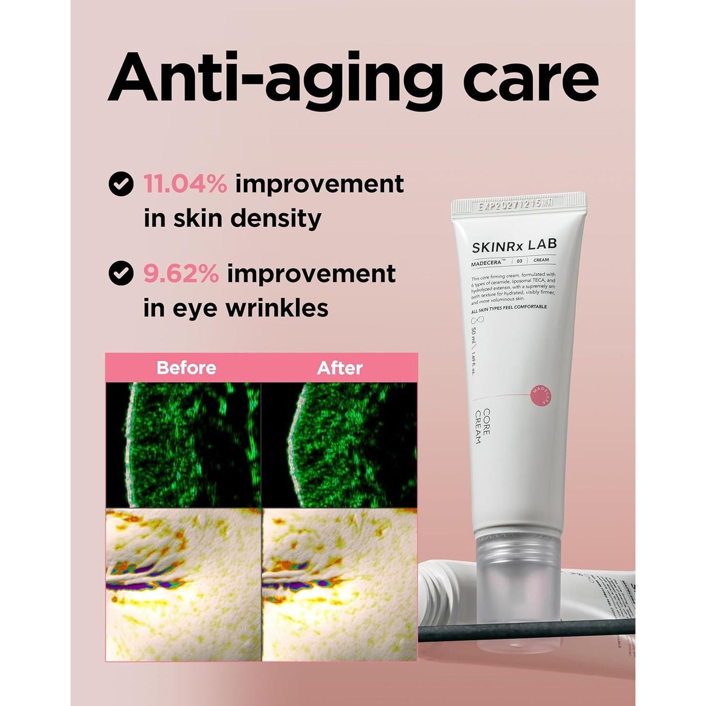 Korean Anti Aging Face Cream 50ml - Plumping Hydrating Moisturiser