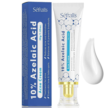 Natural Acne Treatment Cream with 10% Azelaic Acid - Mycosmeticslondon