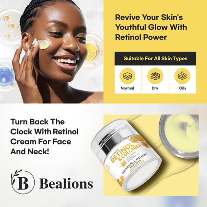 Nourishing Retinol Collagen Face Moisturizer - Anti Aging Cream