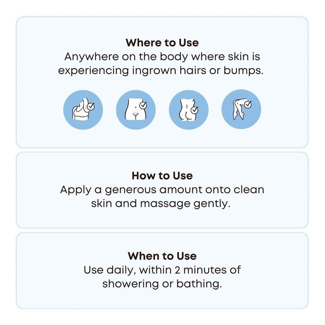 Gentle Ingrown Hair Serum for Sensitive Skin