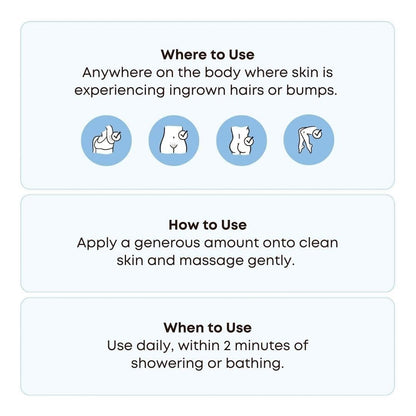 Gentle Ingrown Hair Serum for Sensitive Skin