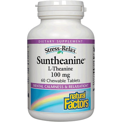 Calming L-Theanine 100mg Tablets - Fast Relaxation Supplement - Mycosmeticslondon