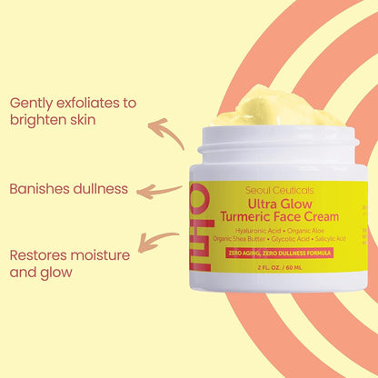 Natural Glow Turmeric Face Moisturizer for Bright Skin