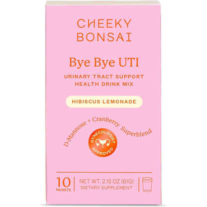 Natural UTI Relief Tea - 10 Hibiscus Cranberry Drink Mixes - Mycosmeticslondon