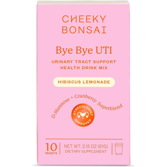 Natural UTI Relief Tea - 10 Hibiscus Cranberry Drink Mixes - Mycosmeticslondon