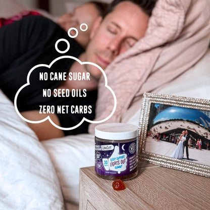Natural Sleep Aid Gummies with Melatonin & Chamomile
