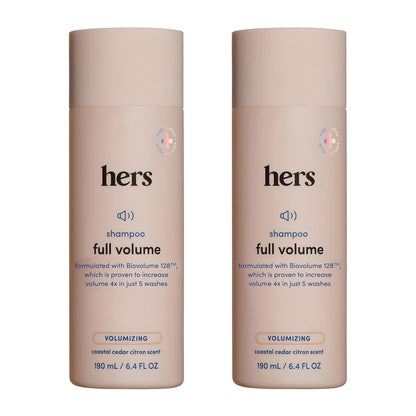 Thickening Shampoo for Thin Hair 2 Pack 190ml - Mycosmeticslondon