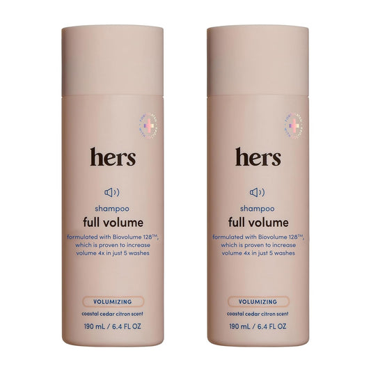 Thickening Shampoo for Thin Hair 2 Pack 190ml - Mycosmeticslondon