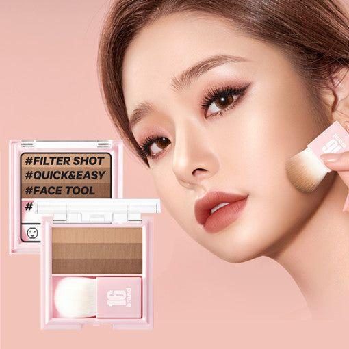 Natural Face Contour Kit 3-in-1 Highlighter Palette