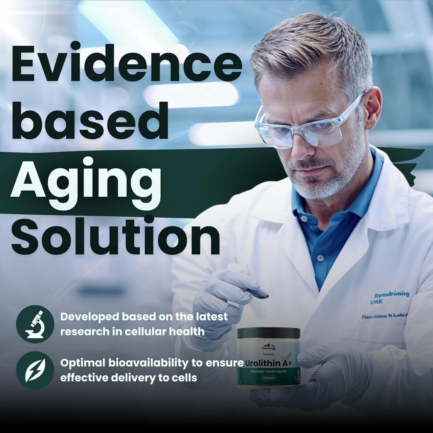 Powerful Anti Aging Cell Renewal Supplement - 60 Capsules