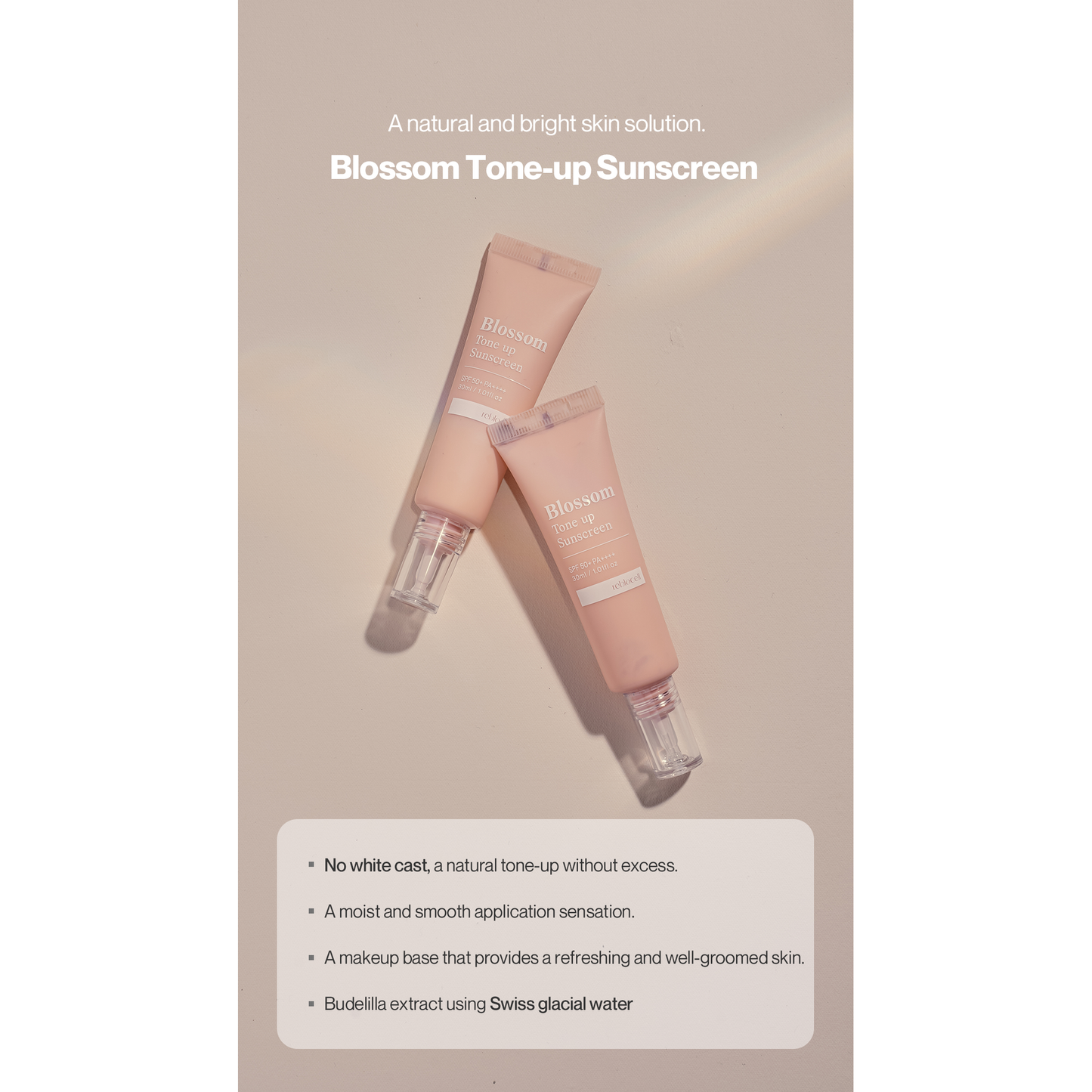 Natural Glow Sunscreen Cream 30ml