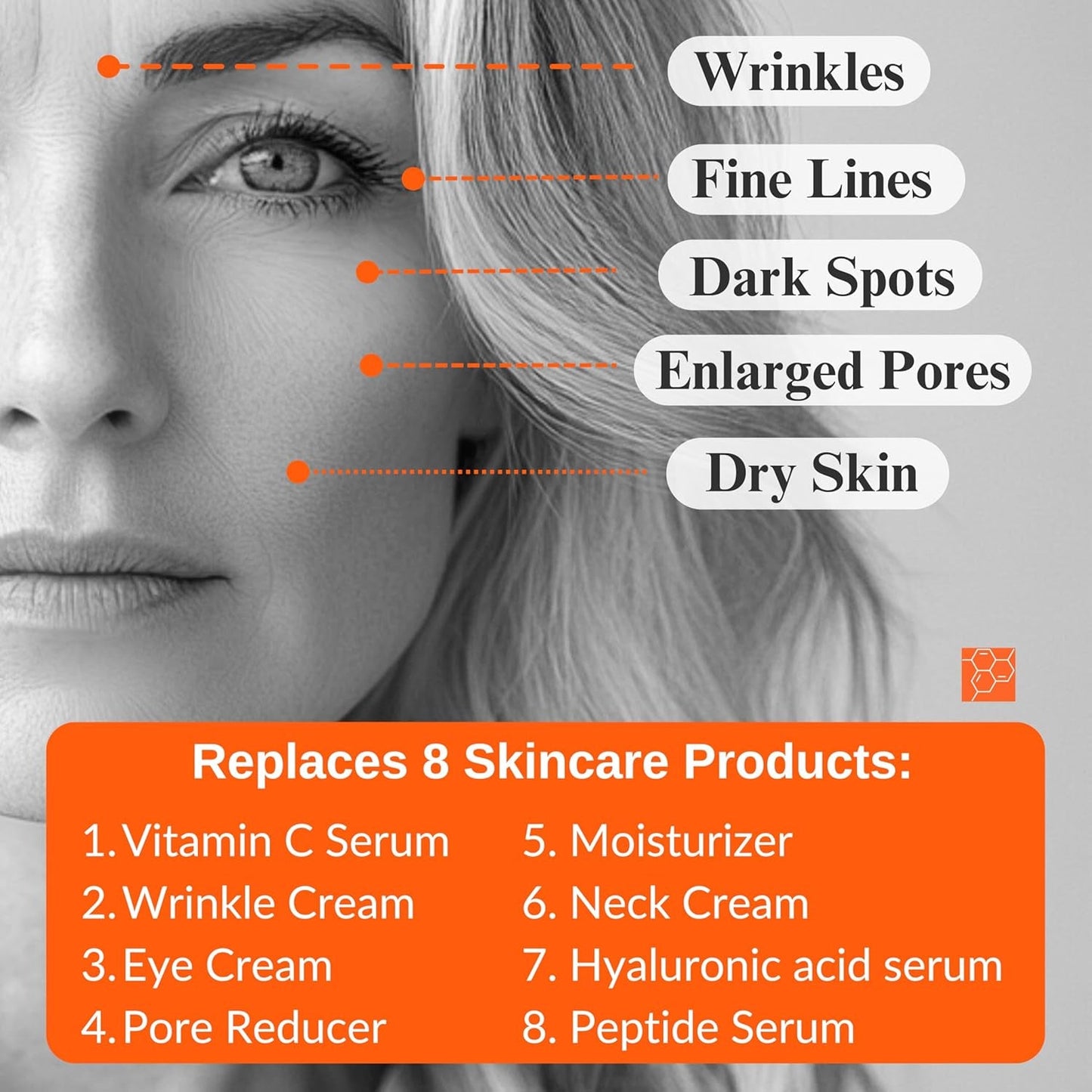 Anti Aging Face Serum - Brightening & Firming 50ml