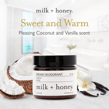 Gentle Coconut Vanilla Natural Deodorant Stick