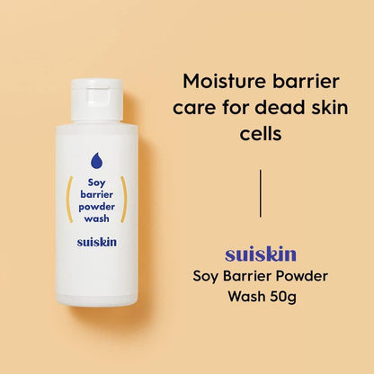 Natural Soy Face Powder Cleanser 50g - Soft Exfoliating Wash