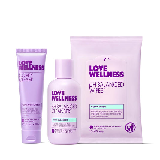 Natural Intimate Care Kit 3 Piece Set - Soothing Balance - Mycosmeticslondon