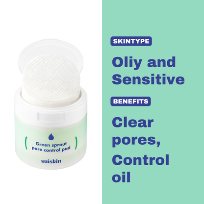 Natural Pore Minimizing Oil Absorbing Pads 70 Pack