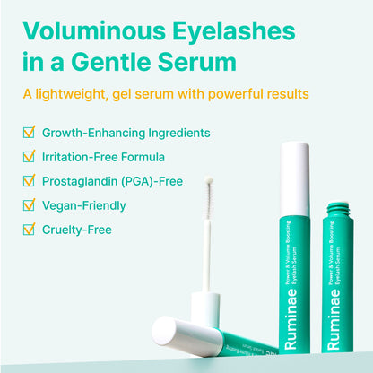 Natural Long Lash Growth Eyelash Serum 10ml