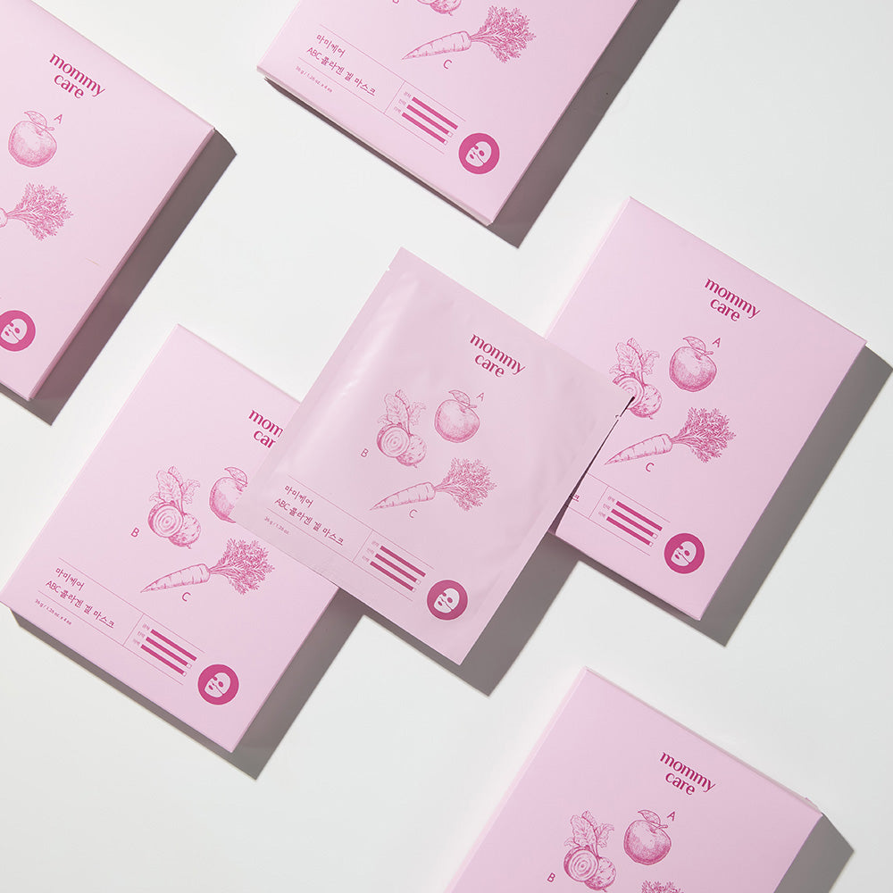 Natural Collagen Face Mask 4 Pack - Pure Glow