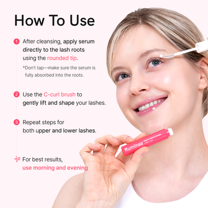 Natural Eyelash Growth Serum 10ml - Thick Lash Enhancer