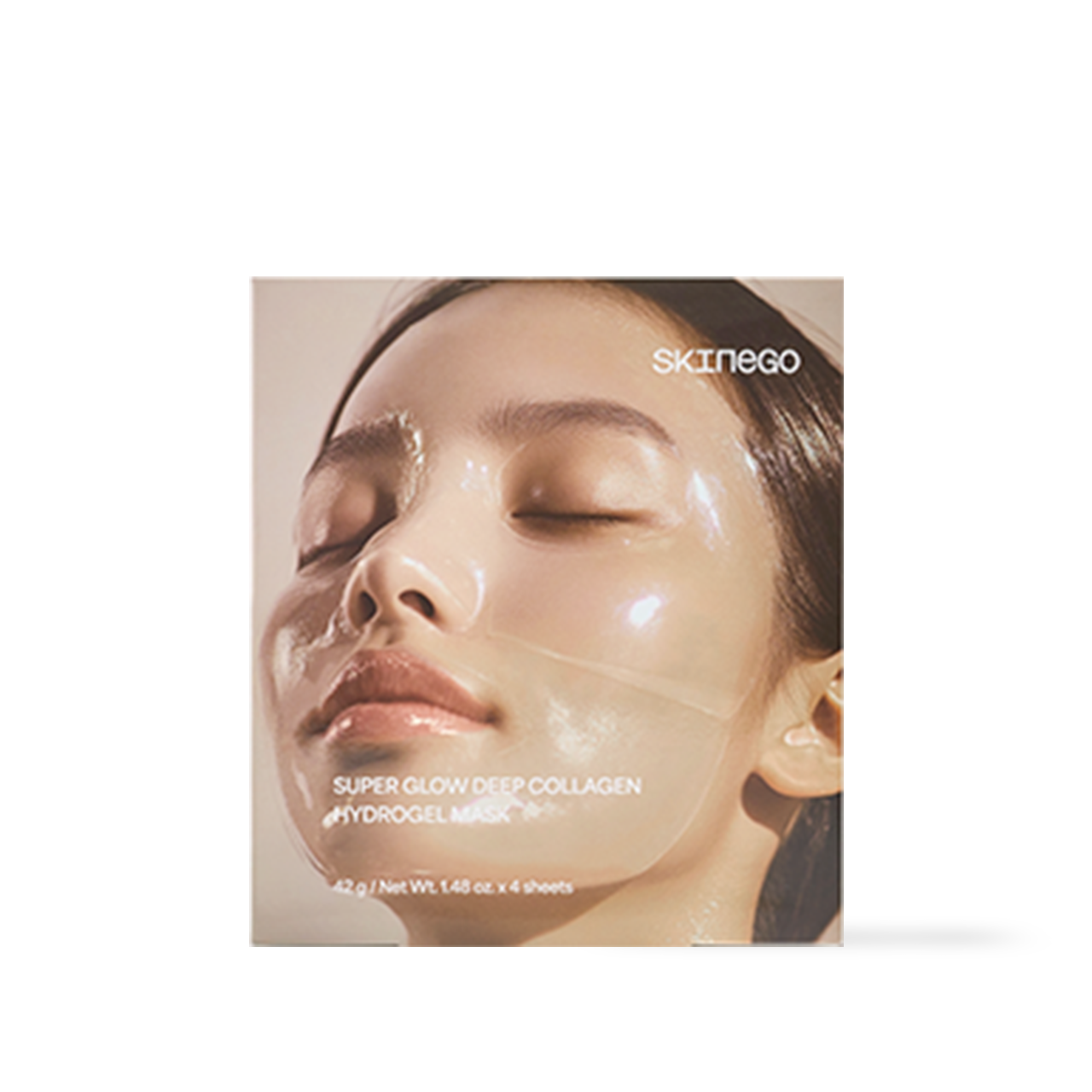 Hydrating Collagen Face Mask 4 Pack - Glowing Skin Care