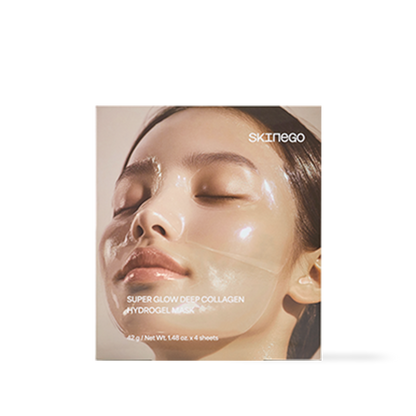Hydrating Collagen Face Mask 4 Pack - Glowing Skin Care