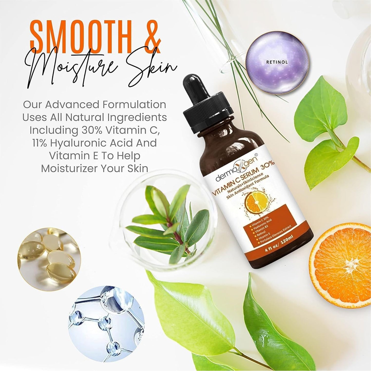 Natural Vitamin C Face Serum 30% - 120ml