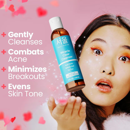Natural Acne Face Cleanser with Salicylic Acid