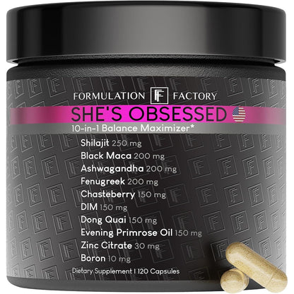 Women's Hormone Balance Supplement - Mood & Energy Booster - Mycosmeticslondon
