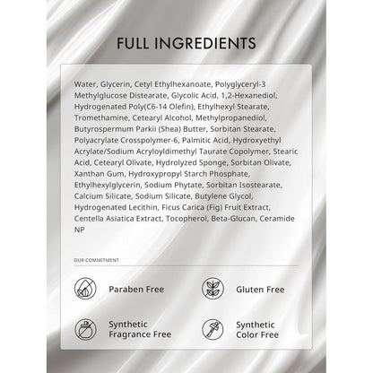 Nourishing Exfoliating Face Cream with Hydrating Boost