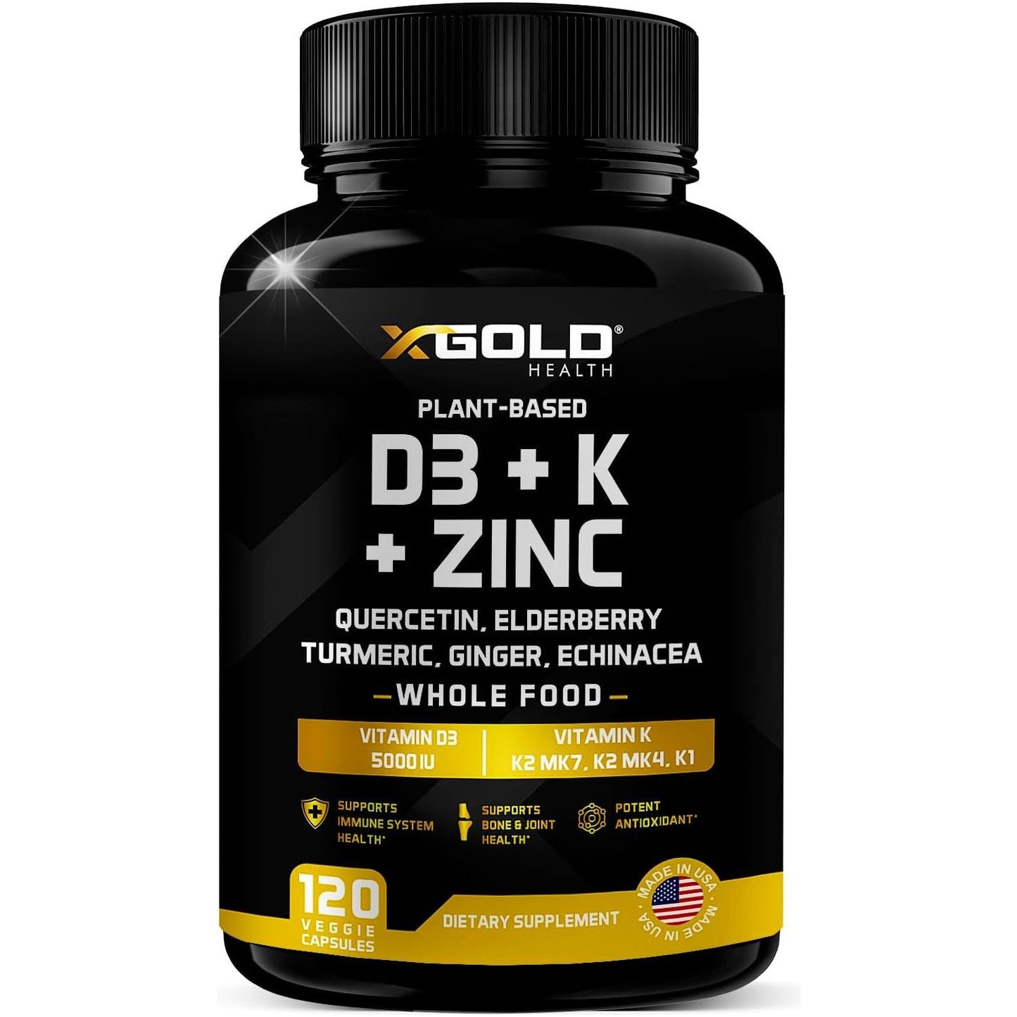 Premium Vegan D3 Supplement with Zinc and K - Mycosmeticslondon