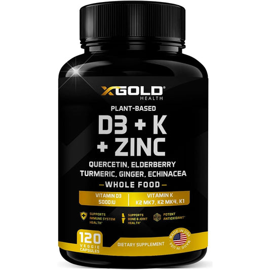 Premium Vegan D3 Supplement with Zinc and K - Mycosmeticslondon