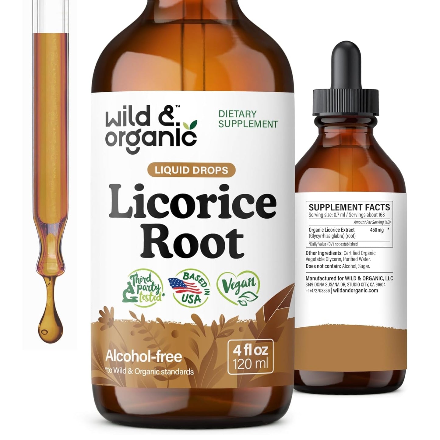Natural Licorice Root Extract Drops - Mycosmeticslondon