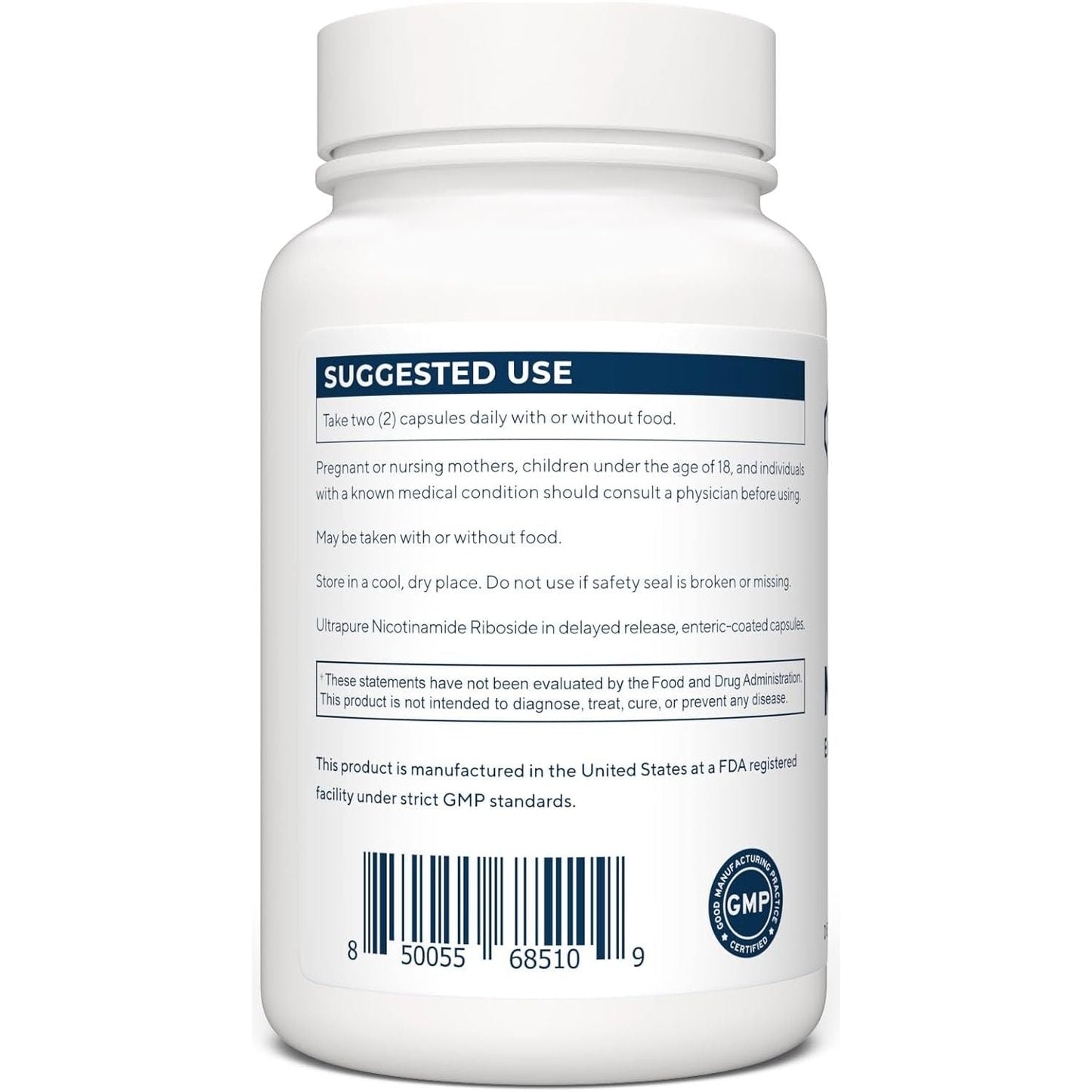 Premium NAD+ Booster Capsules 1000mg Nicotinamide Riboside