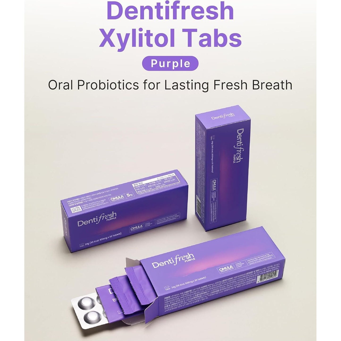 Natural Probiotic Oral Care Tablets for Fresh Breath