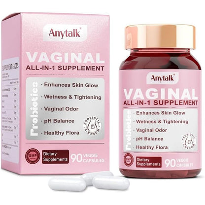 Natural Vaginal Health Supplement - 90 Capsules - Mycosmeticslondon