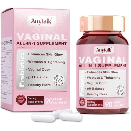 Natural Vaginal Health Supplement - 90 Capsules - Mycosmeticslondon