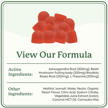 Calm Mind Mushroom Gummies with Ashwagandha