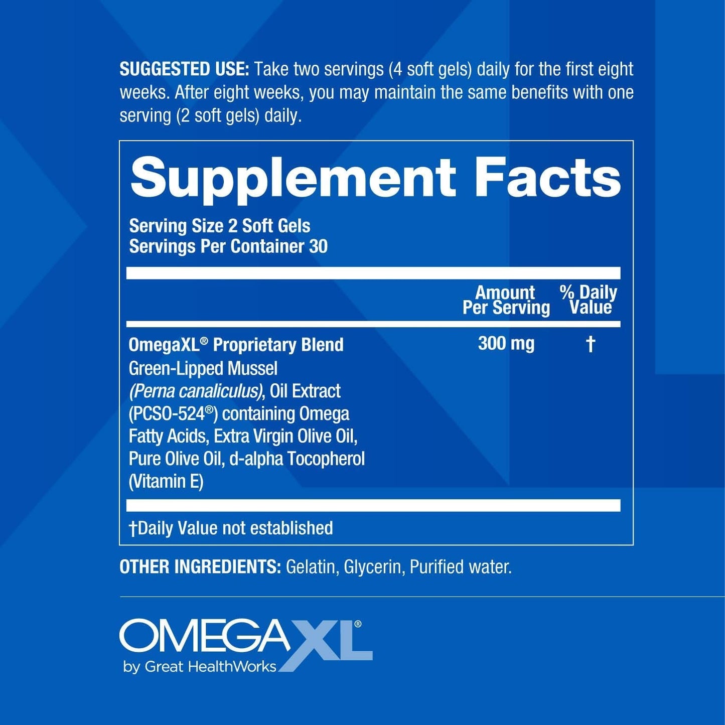 Natural Joint Relief Softgels with Omega 3