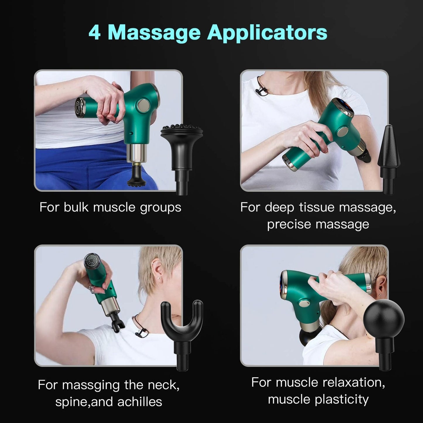 Portable Handheld Massage Gun - Fast Relief Massager