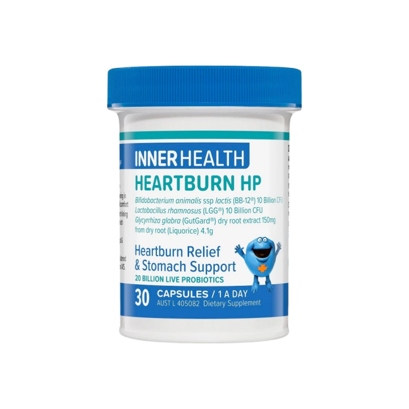 Natural Heartburn Relief Supplement Capsules - Mycosmeticslondon