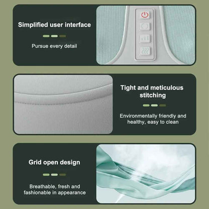 Heated Foot Massager with Vibrations for Lumbar Back Knee Pain